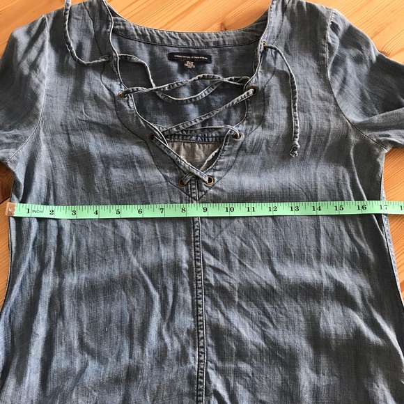 American Eagle Chambray Dress - Picture 4 of 7